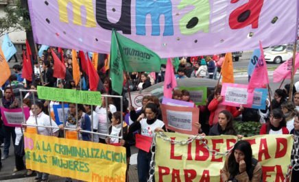 Demostration requesting Belen's release who has been sentenced to eight years for having a miscarriage