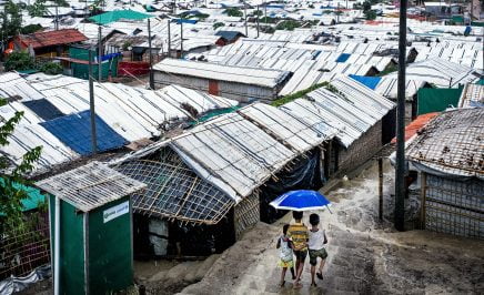 Cox's Bazar is filled to the brim with huts, with barely enough space to make the area liveable.