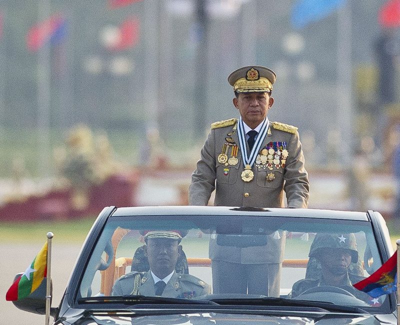 Chief Senior General Min Aung Hlaing, commander in chief of the Myanmar armed forces.